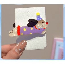 Birthday Puppy Hairpin